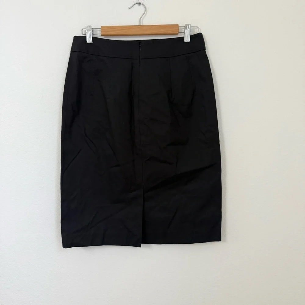 Tory Burch Wool Cotton Classic Pencil Women's Black Skirt Career Wear Office 8